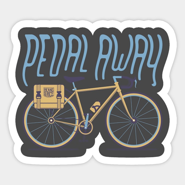 Pedal Away Sticker by Chris the Creative